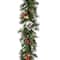9' x 10" Pre-lit Frosted Berry Artificial Christmas Garland with 100 Clear Lights